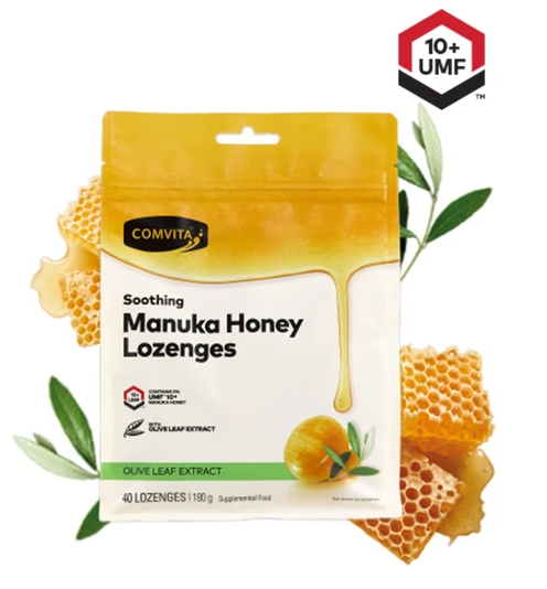 Comvita Manuka Honey Lozenges Olive Leaf Extract - 40 Pack